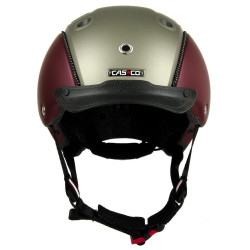 Capacete Casco Choice Turnier Vermelho / oliva Capacete Casco Choice Turnier Vermelho / oliva