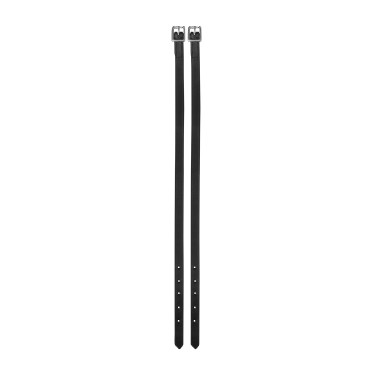 Tiras de esporas Waldhausen couro Preto