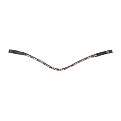 Frontal Glam preto X-Line Waldhausen Preto / castanho / dourado / bege / prateado