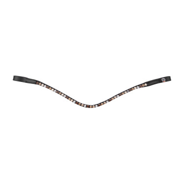 Frontal Glam preto X-Line Waldhausen Preto / castanho / dourado / bege / prateado