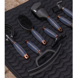 Raspadeira metálica redonda Waldhausen com cabo de gel Preto / rosa