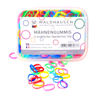 Elásticos Waldhausen extra largos para trançar multicolor caixa Multicolor