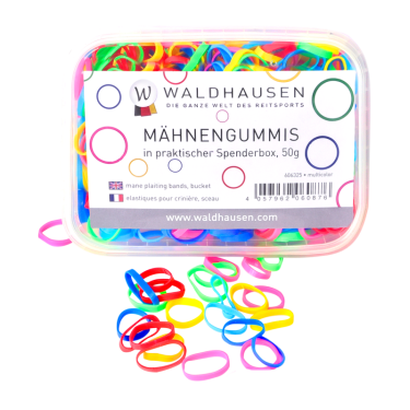 Elásticos Waldhausen extra largos para trançar multicolor caixa Multicolor Elásticos Waldhausen extra largos para trançar multicolor caixa Multicolor