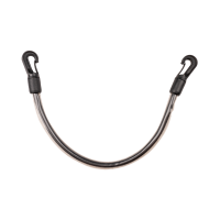 Correia de cauda Waldhausen revestida em PVC Preto Correia de cauda Waldhausen revestida em PVC Preto