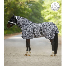 Camisa anti-moscas Waldhausen Zebra Preto / branco Camisa anti-moscas Waldhausen Zebra Preto / branco