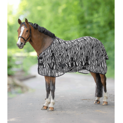 Camisa anti-moscas Waldhausen Zebra Preto / branco Camisa anti-moscas Waldhausen Zebra Preto / branco