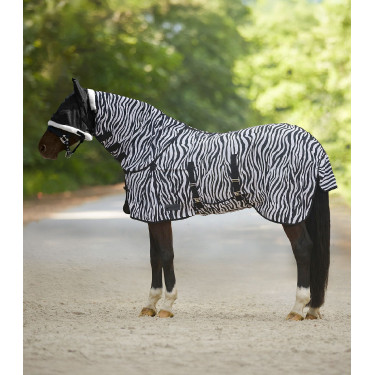 Camisa anti-moscas Waldhausen Zebra Preto / branco Camisa anti-moscas Waldhausen Zebra Preto / branco