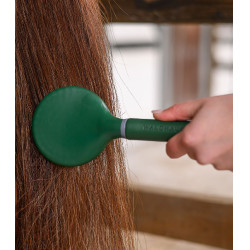 Escova para crinas Waldhausen Synthetic Verde pinho Escova para crinas Waldhausen Synthetic Verde pinho