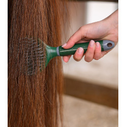 Escova para crinas Waldhausen Synthetic Verde pinho Escova para crinas Waldhausen Synthetic Verde pinho