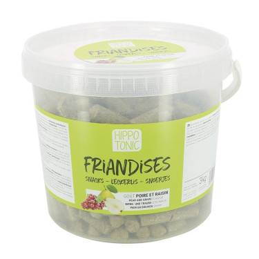 Doces para cavalos sabor pera e uva Hippotonic Doces para cavalos sabor pera e uva Hippotonic