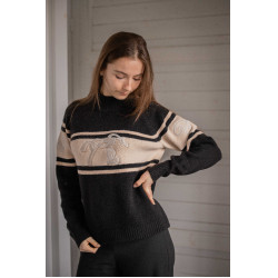 Camisola Pénélope Noris Preto / camelo Camisola Pénélope Noris Preto / camelo