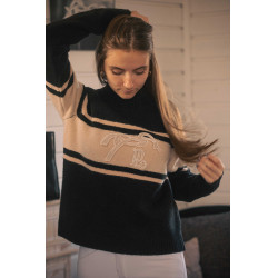 Camisola Pénélope Noris Preto / camelo Camisola Pénélope Noris Preto / camelo