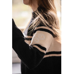 Camisola Pénélope Noris Preto / camelo Camisola Pénélope Noris Preto / camelo