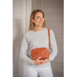 Bolsa Pénélope Laly Gold Dourado / conhaque Castanho