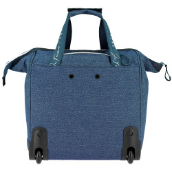Saco de limpeza com rodas Equithème Denim Azul