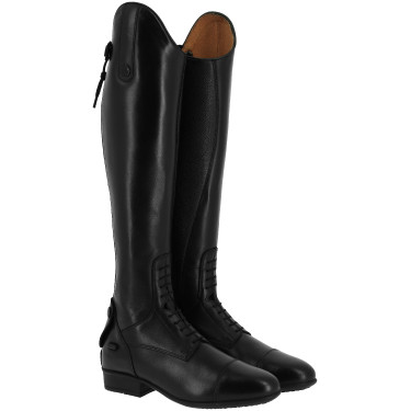 Botas de couro com atacadores Equithème Preto