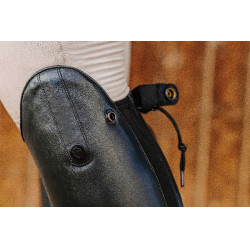 Botas de couro com atacadores Equithème Preto