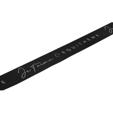 Saco de boliche Je t'aime Equithème Preto Saco de boliche Je t'aime Equithème Preto