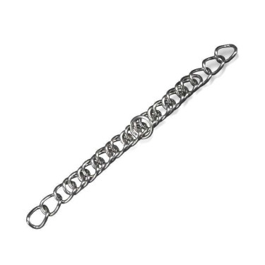 Gourmette equestre Metalab 24 argolas em aço inox
