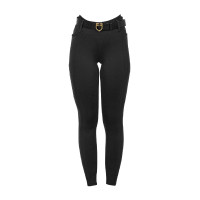 Leggings infantis de cintura alta full grip com passadores Equestro criança