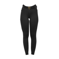 Leggings infantis de cintura alta full grip com passadores Equestro criança Leggings infantis de cintura alta full grip com passadores Equestro criança