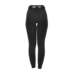 Leggings infantis de cintura alta full grip com passadores Equestro criança Leggings infantis de cintura alta full grip com passadores Equestro criança