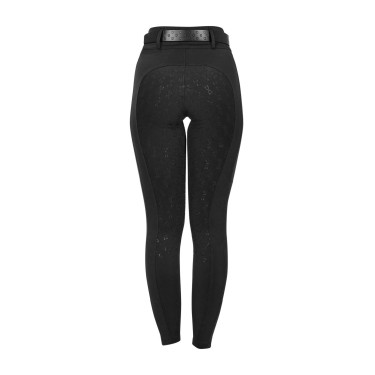 Leggings infantis de cintura alta full grip com passadores Equestro criança Leggings infantis de cintura alta full grip com passadores Equestro criança