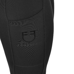 Leggings infantis de cintura alta full grip com passadores Equestro criança Leggings infantis de cintura alta full grip com passadores Equestro criança