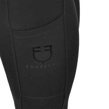 Leggings infantis de cintura alta full grip com passadores Equestro criança Leggings infantis de cintura alta full grip com passadores Equestro criança