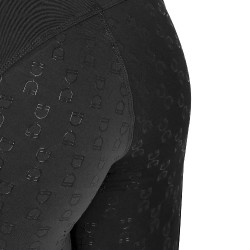 Leggings infantis de cintura alta full grip com passadores Equestro criança Leggings infantis de cintura alta full grip com passadores Equestro criança