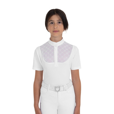 Polo de concurso infantil com tule Equestro criança