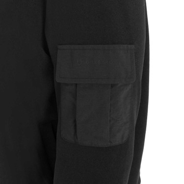 Sweatshirt homem gola redonda em fleece com bolso lateral Equestro