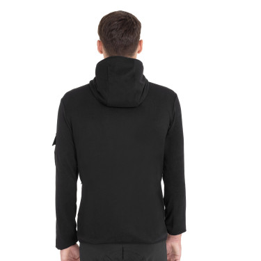 Moletom masculino de fleece com zíper Equestro homem