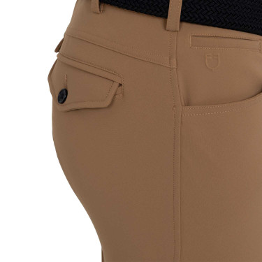 Calças homem slim fit com grip no joelho Equestro Calças homem slim fit com grip no joelho Equestro