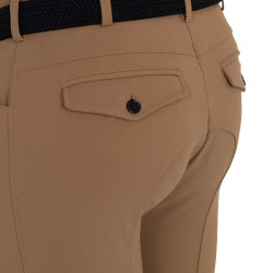 Calças homem slim fit com grip no joelho Equestro Calças homem slim fit com grip no joelho Equestro