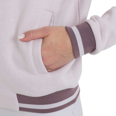 Sweatshirt feminina com capuz e fecho frontal Equestro mulher Sweatshirt feminina com capuz e fecho frontal Equestro mulher