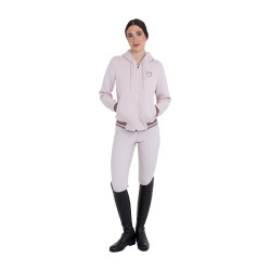 Sweatshirt feminina com capuz e fecho frontal Equestro mulher Sweatshirt feminina com capuz e fecho frontal Equestro mulher