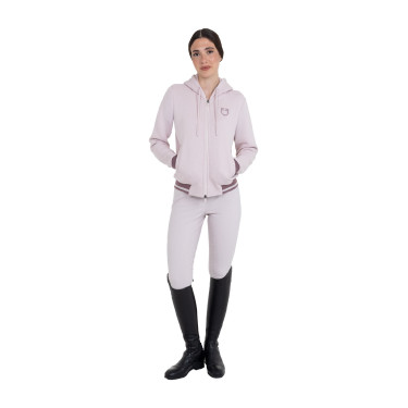 Sweatshirt feminina com capuz e fecho frontal Equestro mulher Sweatshirt feminina com capuz e fecho frontal Equestro mulher