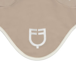 Capuz em tecido técnico com acabamentos contrastantes Equestro Calçada / branco antigo