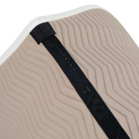 Sela de salto com acolchoado em ondas Equestro Calçada / branco antigo