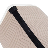 Manta debaixo para dressage com matelassê em ondas Equestro Calçada / branco antigo