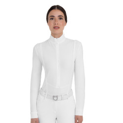 Polo de concurso feminino em tecido técnico de inverno Equestro mulher Polo de concurso feminino em tecido técnico de inverno Equestro mulher