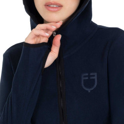 Sweatshirt feminina em polar com zíper Equestro mulher Sweatshirt feminina em polar com zíper Equestro mulher
