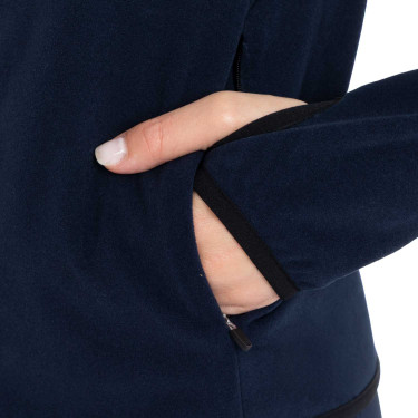 Sweatshirt feminina em polar com zíper Equestro mulher Sweatshirt feminina em polar com zíper Equestro mulher