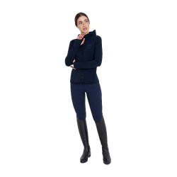Sweatshirt feminina em polar com zíper Equestro mulher Sweatshirt feminina em polar com zíper Equestro mulher