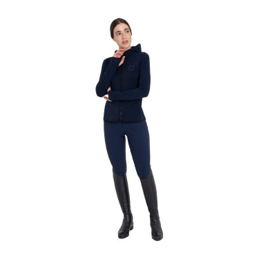 Sweatshirt feminina em polar com zíper Equestro mulher Sweatshirt feminina em polar com zíper Equestro mulher