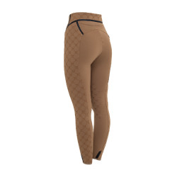 Leggings feminina de cintura alta em tecido técnico monograma Equestro mulher
