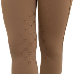 Leggings feminina de cintura alta em tecido técnico monograma Equestro mulher