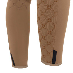 Leggings feminina de cintura alta em tecido técnico monograma Equestro mulher