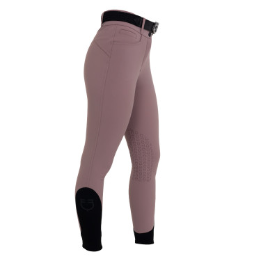Calças femininas de cintura alta com grip no joelho Equestro mulher Calças femininas de cintura alta com grip no joelho Equestro mulher